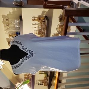 Great Northwest Sleevelee Embroderied Womans Tunic